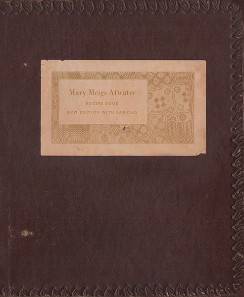 Mary Meigs Atwater Recipe Book | Books