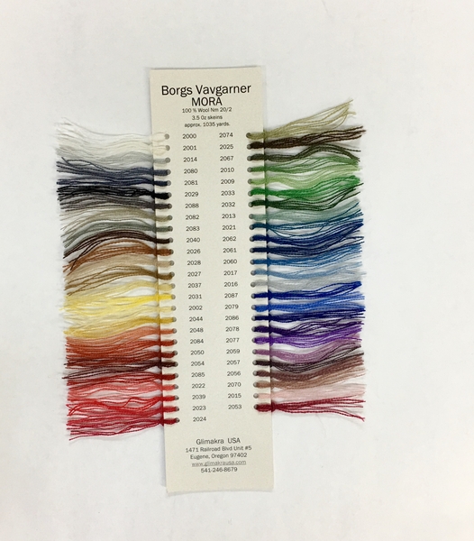 Mora Wool Color Card | Color Cards