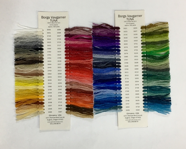 Tuna Wool Color Card | Color Cards